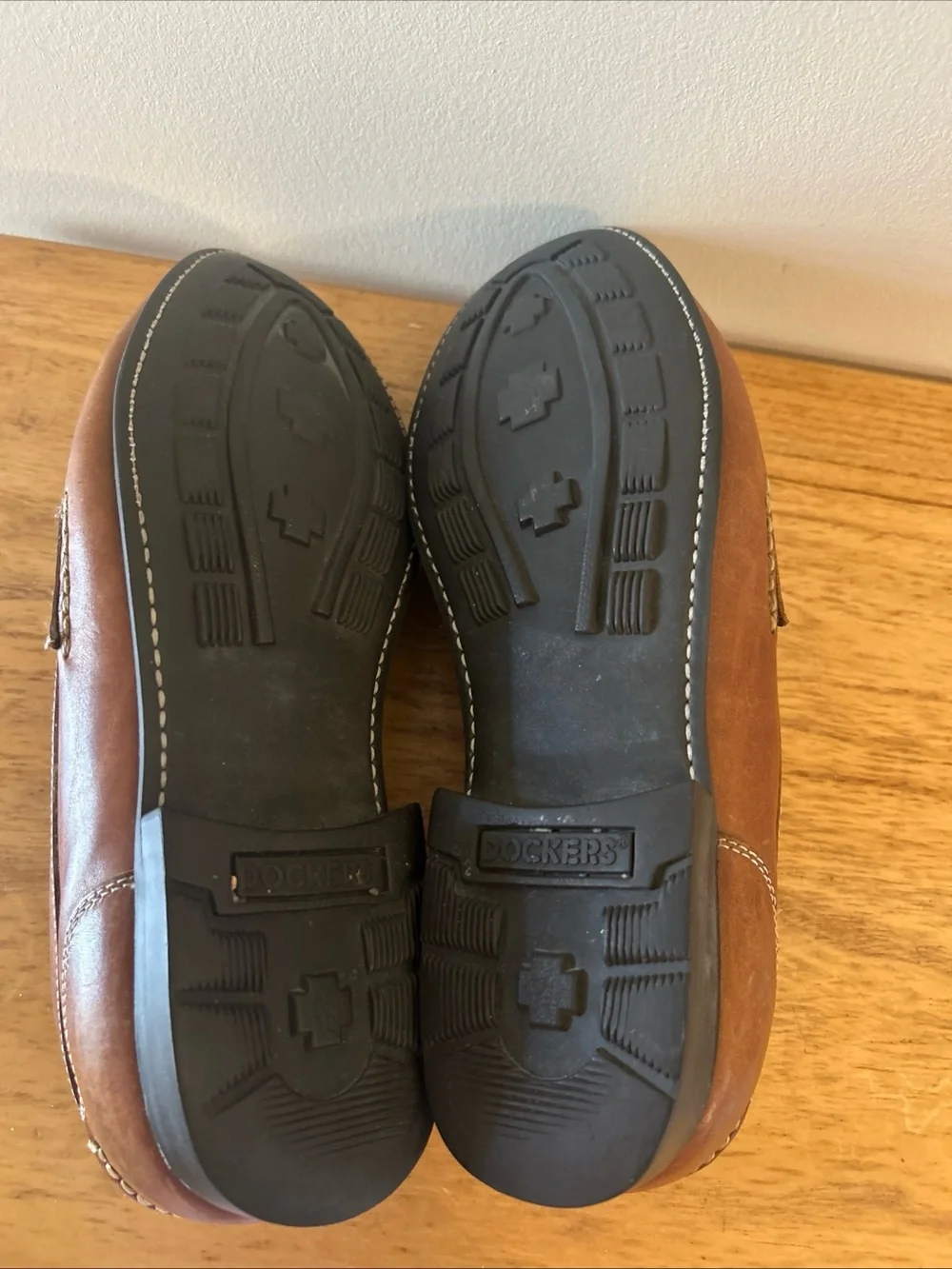 Dockers chestnut leather